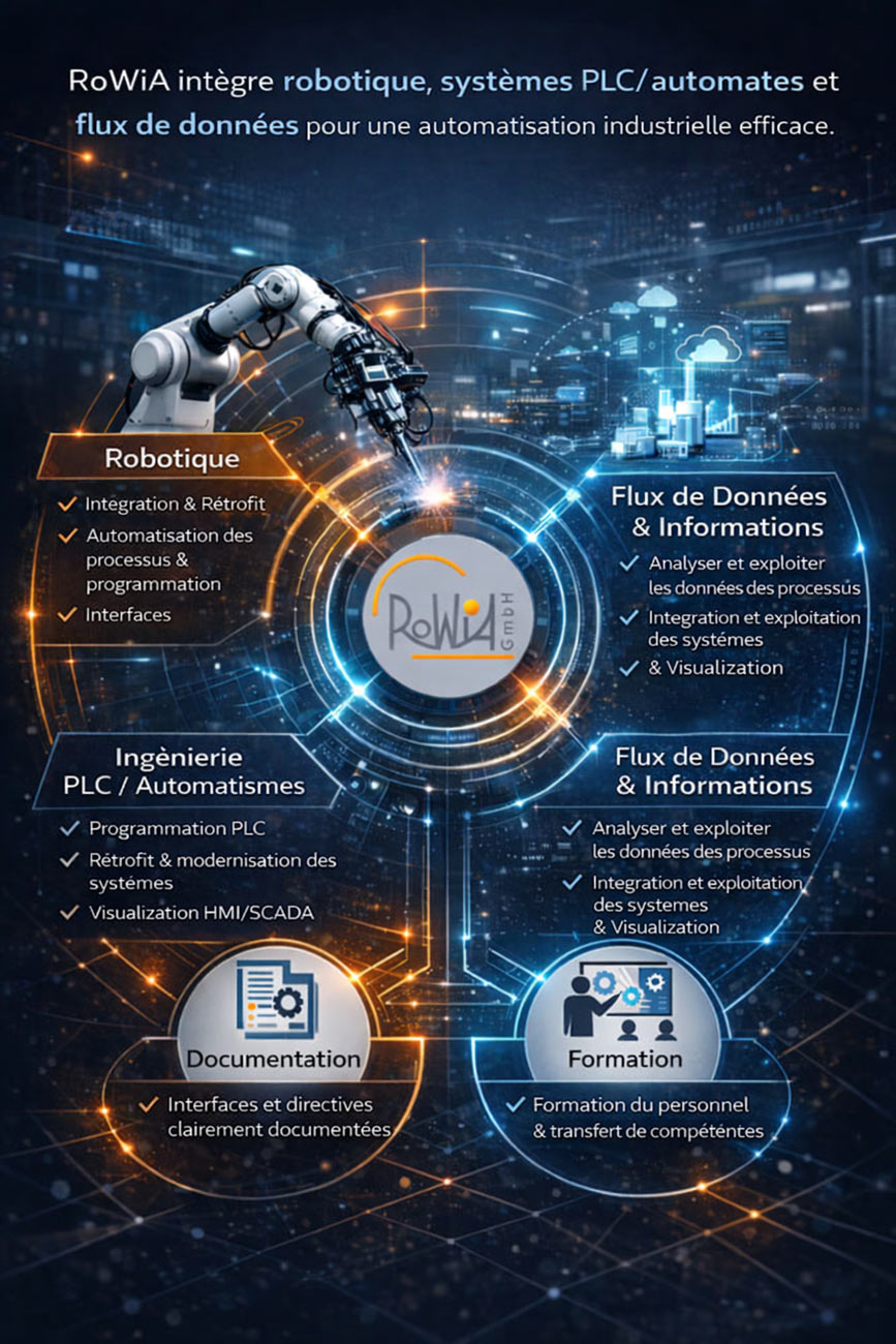 Industrie 4.0 : robotique, automatisation API et systèmes de production connectés