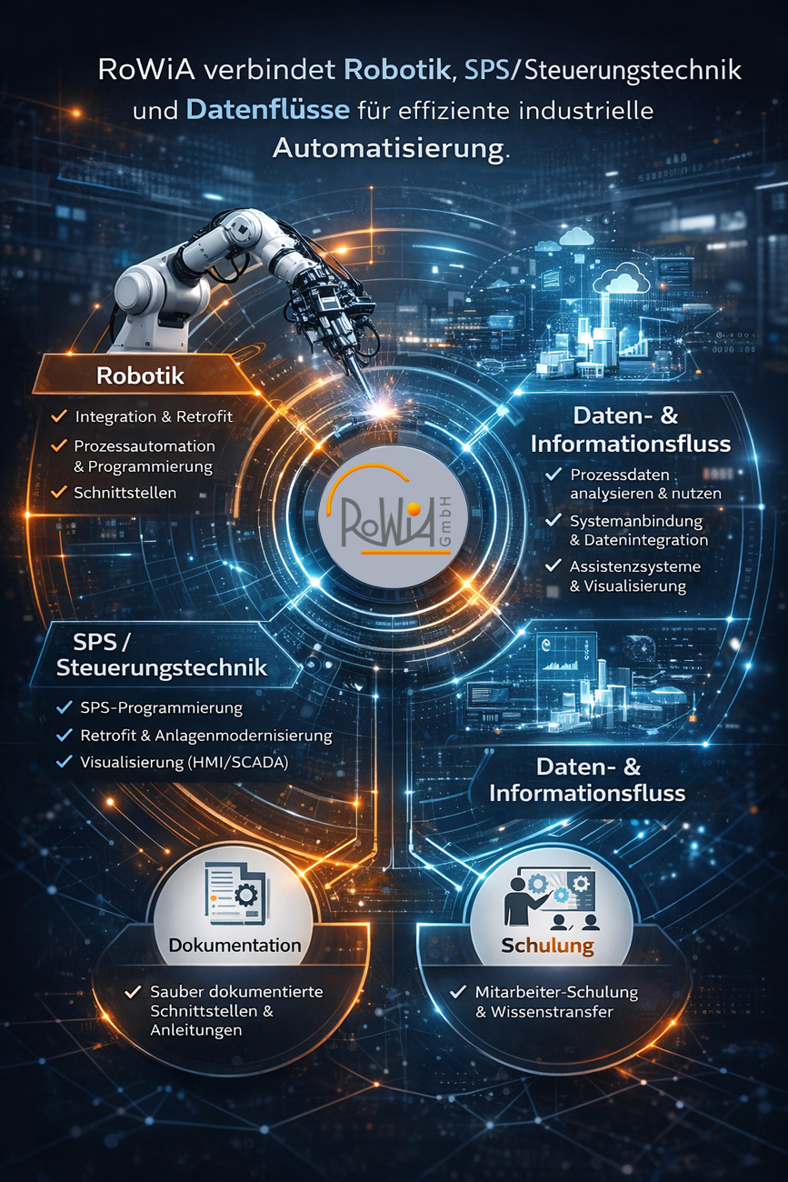 Industrie 4.0: Robotik, SPS-Automatisierung und vernetzte Produktionssysteme