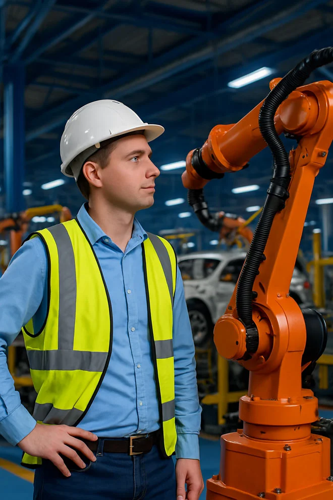 Automatisierung, Robotik und Weiterbildung in der industriellen Produktion